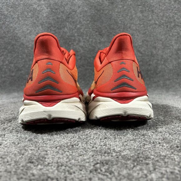 Hoka One One Clifton 8 1119393 FBOR Mens Size 11 Orange Running Shoes No Insoles - Picture 7 of 13